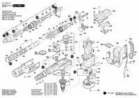 Bosch 3 611 B66 100 Gbh 12-52 D Rotary Hammer 230 V / Eu Spare Parts